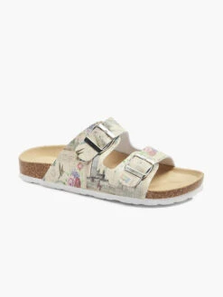 Pantolette Beige -Outdoor Schritt Geschaft bjorndal pantolette beige 5