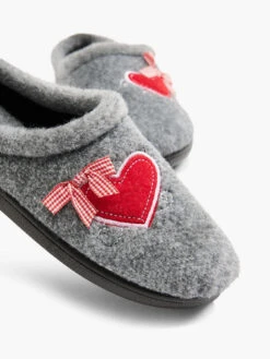 Pantoffel Grau 12 Pantoffel Grau -Outdoor Schritt Geschaft casa mia pantoffel grau 4