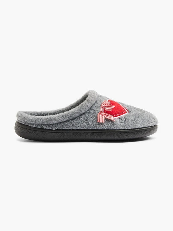Pantoffel Grau 3 Pantoffel Grau