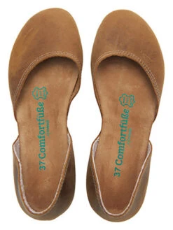 Leder-Ballerinas In Hellbraun 11 Leder-Ballerinas In Hellbraun -Outdoor Schritt Geschaft comfortfusse leder ballerinas in hellbraun 4