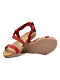 Leder-Sandalen In Rot 9 Leder-Sandalen In Rot -Outdoor Schritt Geschaft comfortfusse leder sandalen in rot 3