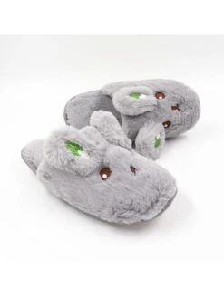 Hausschuhe In Grau -Outdoor Schritt Geschaft confly hausschuhe in grau 2