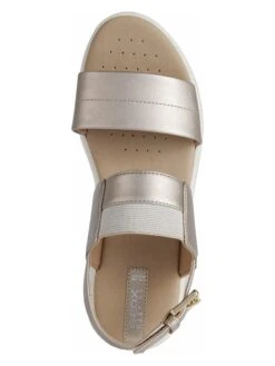 Geox Sandalen "Dandra" In Chamagner -Outdoor Schritt Geschaft geox sandalen dandra in chamagner 4