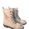 Boots In Beige/ Bunt -Outdoor Schritt Geschaft goby boots in beige bunt