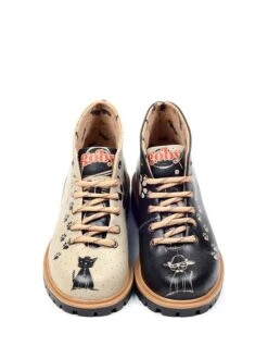 Boots In Beige/ Schwarz/ Bunt 10 Boots In Beige/ Schwarz/ Bunt -Outdoor Schritt Geschaft goby boots in beige schwarz bunt 3