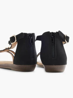 Sandale Schwarz -Outdoor Schritt Geschaft graceland sandale schwarz 3