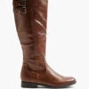 Weitschaftstiefel Cognac -Outdoor Schritt Geschaft graceland weitschaftstiefel cognac