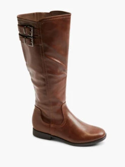 Weitschaftstiefel Cognac -Outdoor Schritt Geschaft graceland weitschaftstiefel cognac 5
