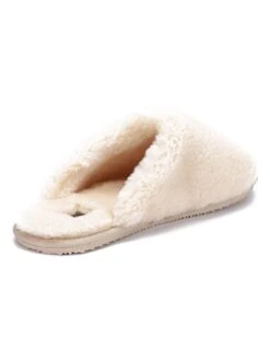Hausschuhe "Faya" In Creme -Outdoor Schritt Geschaft island boot hausschuhe faya in creme 3