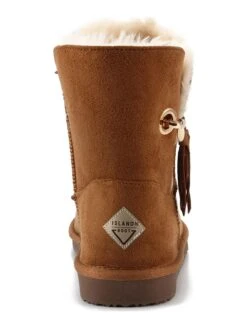 Winterboots "Whale" In Hellbraun -Outdoor Schritt Geschaft island boot winterboots whale in hellbraun 2