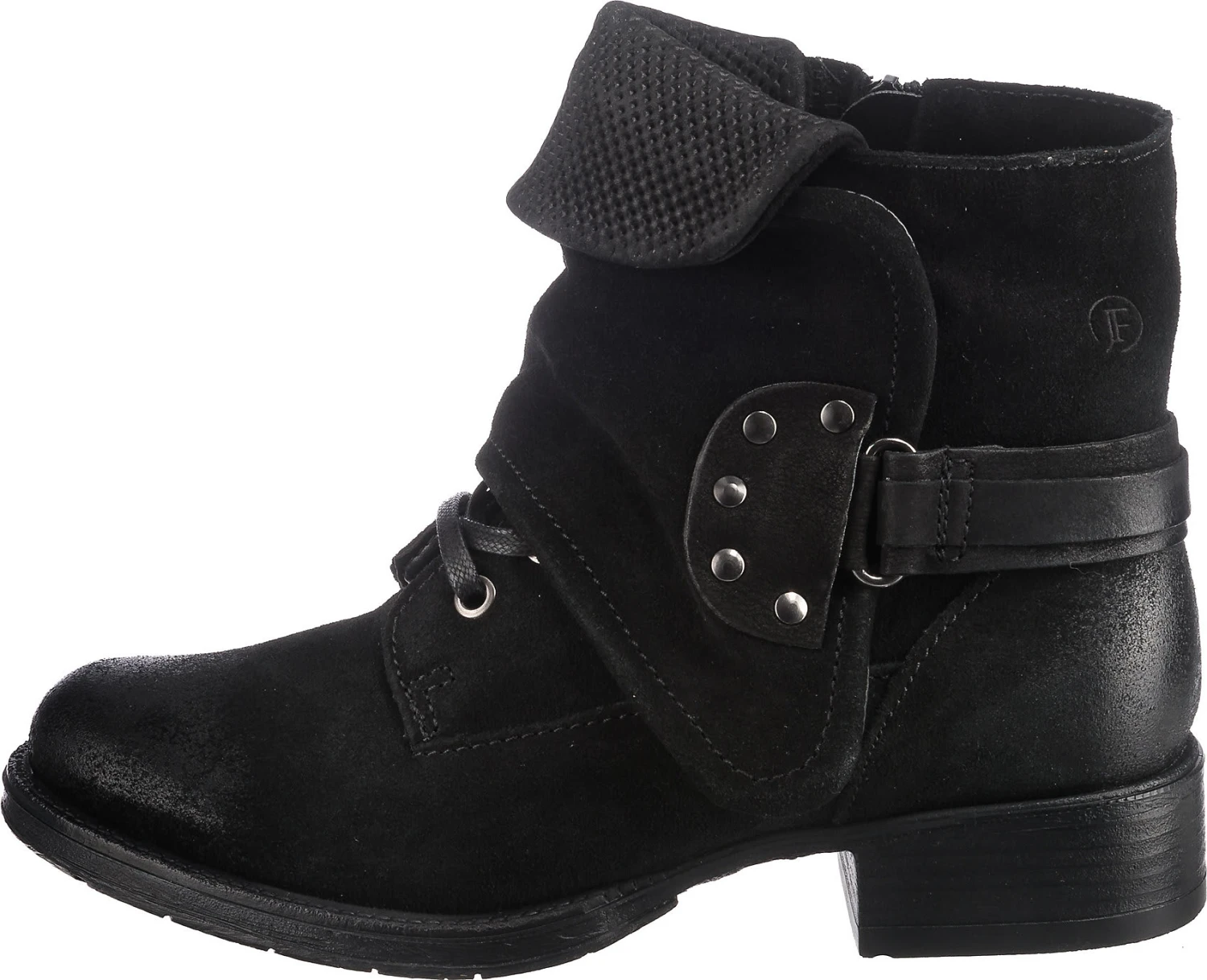 J&F Biker Boots Mit Riemchendetail 5 J&F Biker Boots Mit Riemchendetail – Bild 3