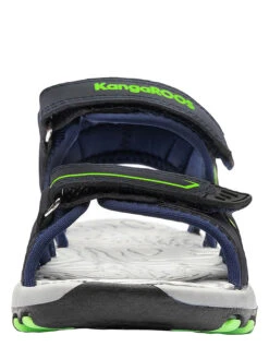 KangaRoos Sandalen "K-Mont" In Dunkelblau/ Grün -Outdoor Schritt Geschaft kangaroos sandalen k mont in dunkelblau grun 3