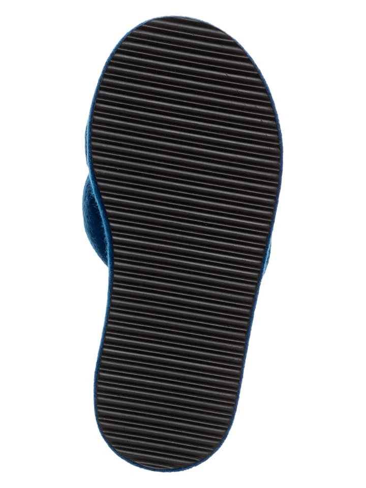 Hausschuhe "Fluffy" In Blau 5 Hausschuhe "Fluffy" In Blau – Bild 3