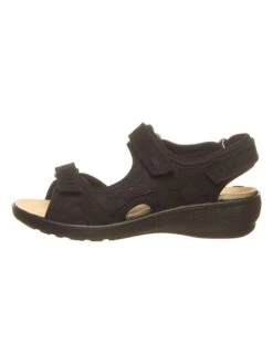 Legero Leder-Sandalen "Gorla" In Schwarz