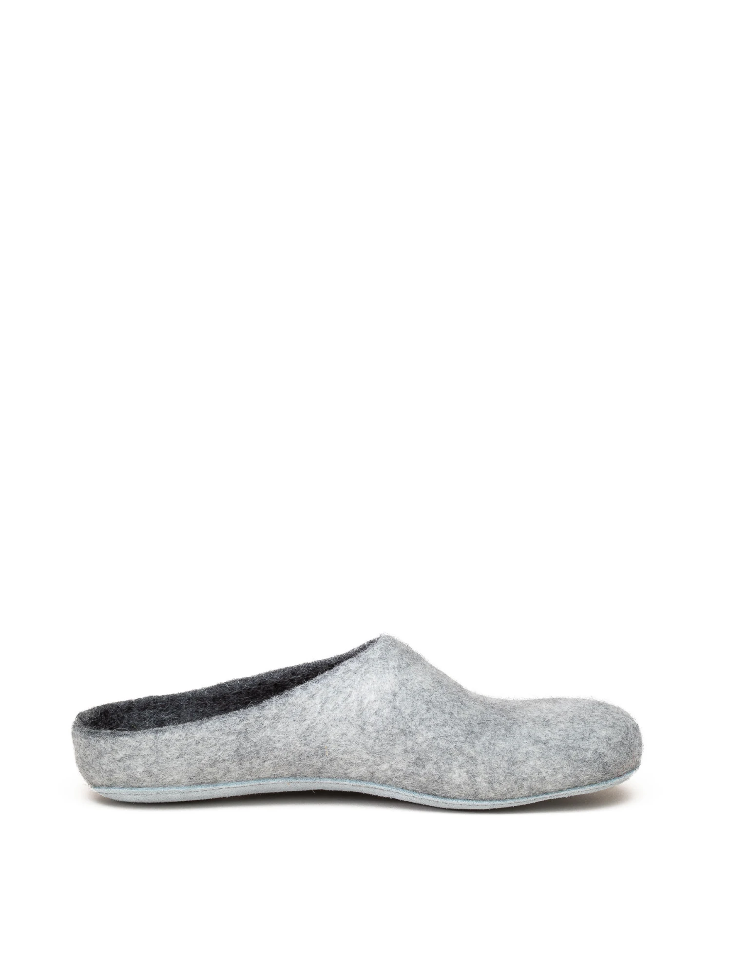 Filzpantoffel In Hellgrau 3 Filzpantoffel In Hellgrau