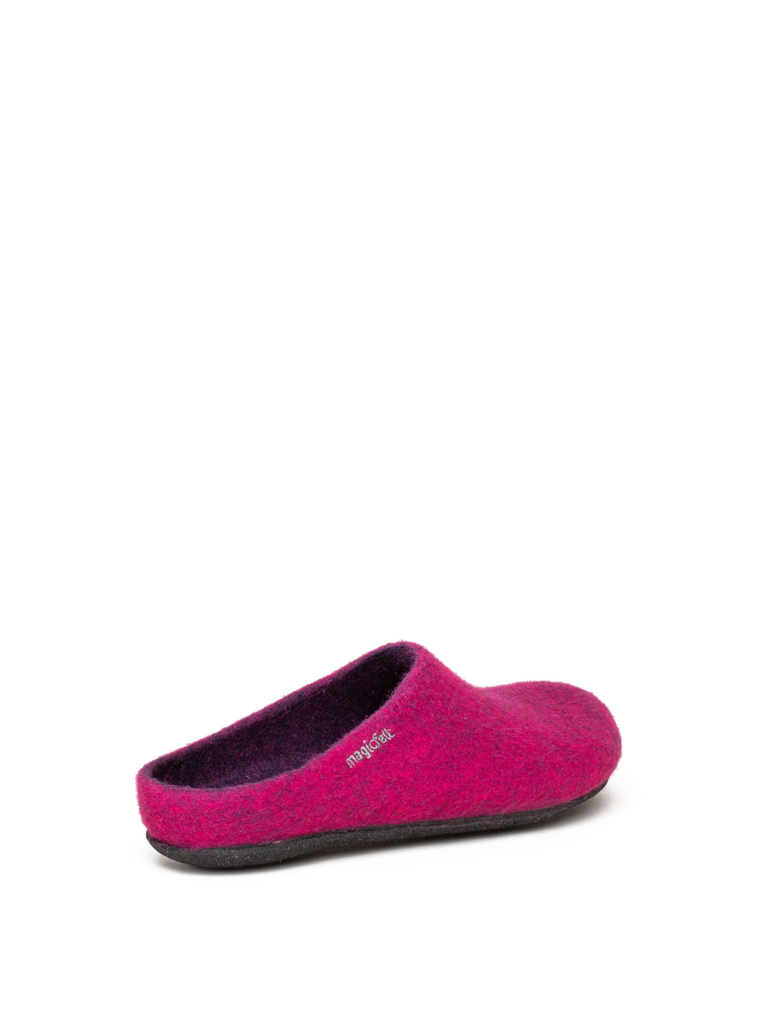 Filzpantoffel In Magenta 5 Filzpantoffel In Magenta – Bild 3