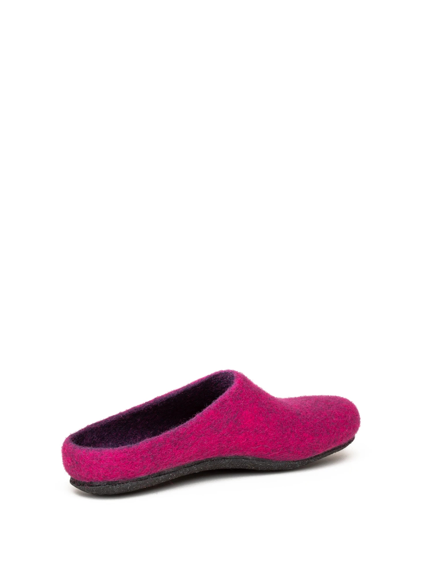 Filzpantoffel In Magenta 6 Filzpantoffel In Magenta – Bild 4