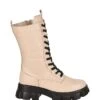 Leder-Boots In Beige 1 Leder-Boots In Beige -Outdoor Schritt Geschaft moosefield leder boots in beige