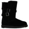 Leder-Winterstiefel "Mells Waterproof" In Schwarz