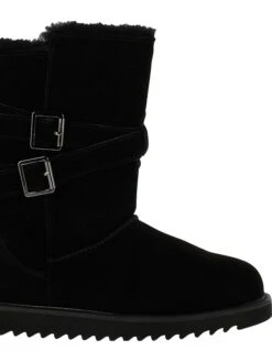 Leder-Winterstiefel "Mells Waterproof" In Schwarz -Outdoor Schritt Geschaft nicebay leder winterstiefel mells waterproof in schwarz 2