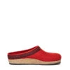 Filzclog In Dunkelrot -Outdoor Schritt Geschaft stegmann filzclog in dunkelrot