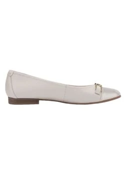 Tamaris Ballerinas Creme -Outdoor Schritt Geschaft tamaris ballerinas creme 5
