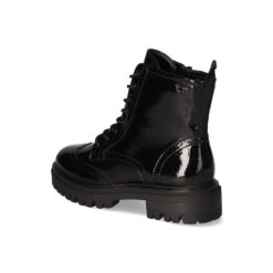 Tamaris Schnürstiefeletten In Schwarz -Outdoor Schritt Geschaft tamaris schnurstiefeletten in schwarz 2