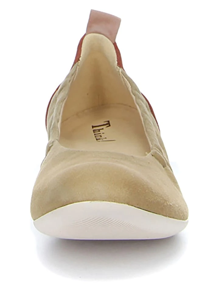 Think! Leder-Ballerinas "Cugal" In Beige 5 Think! Leder-Ballerinas "Cugal" In Beige – Bild 3