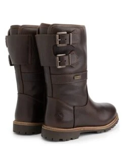 Leder-Boots "Yukon" In Braun -Outdoor Schritt Geschaft travelin leder boots yukon in braun 2