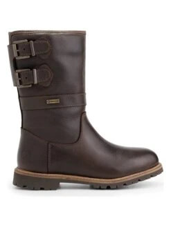Leder-Boots "Yukon" In Braun -Outdoor Schritt Geschaft travelin leder boots yukon in braun 3