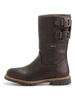 Leder-Boots "Yukon" In Braun -Outdoor Schritt Geschaft travelin leder boots yukon in braun 5
