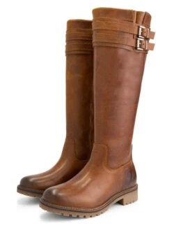 Leder-Stiefel "Stavanger" In Hellbraun 16 Leder-Stiefel "Stavanger" In Hellbraun -Outdoor Schritt Geschaft travelin leder stiefel stavanger in hellbraun 5