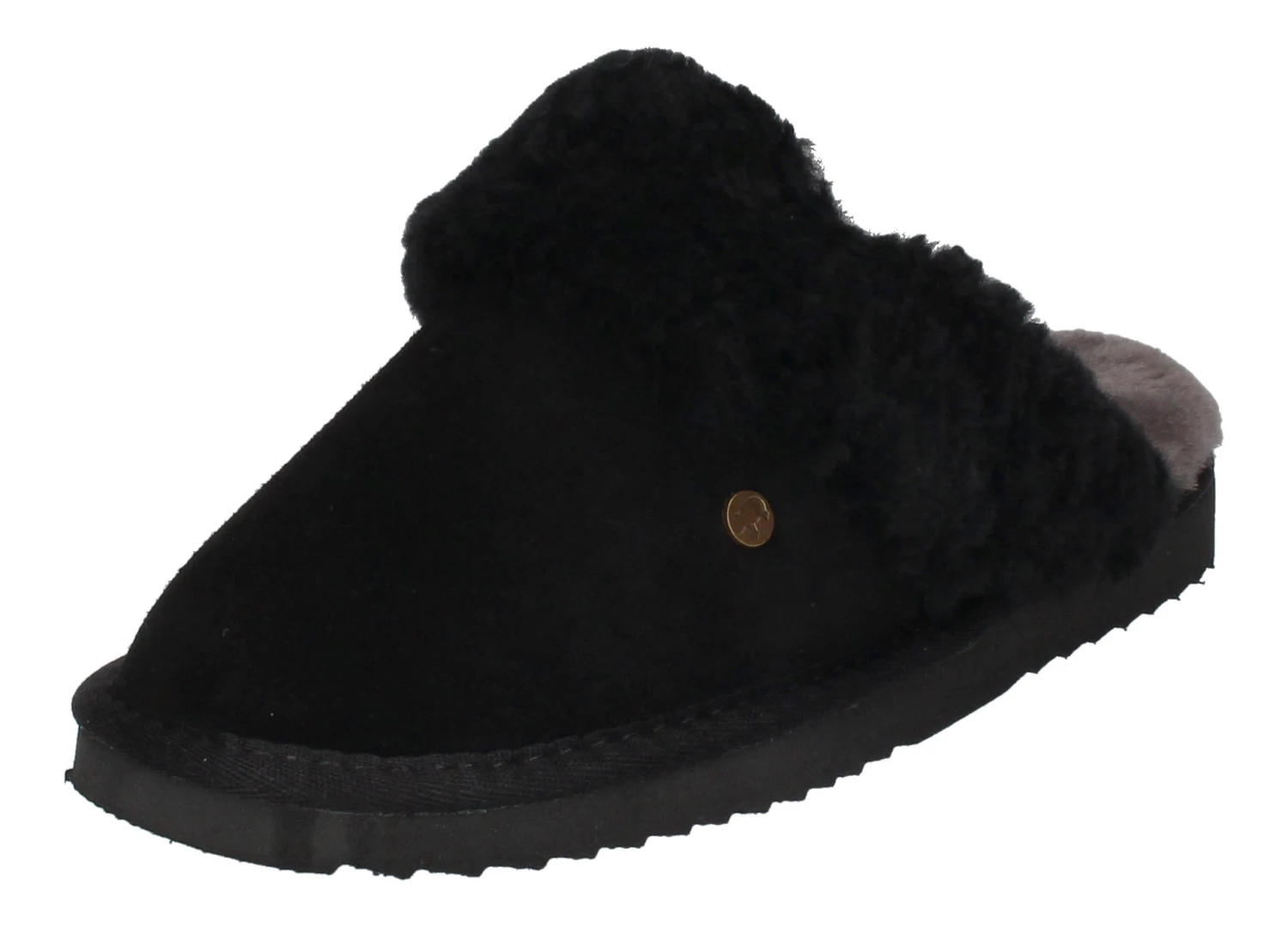 Warmbat Hausschuhe Flurry Suede In Schwarz 3 Warmbat Hausschuhe Flurry Suede In Schwarz
