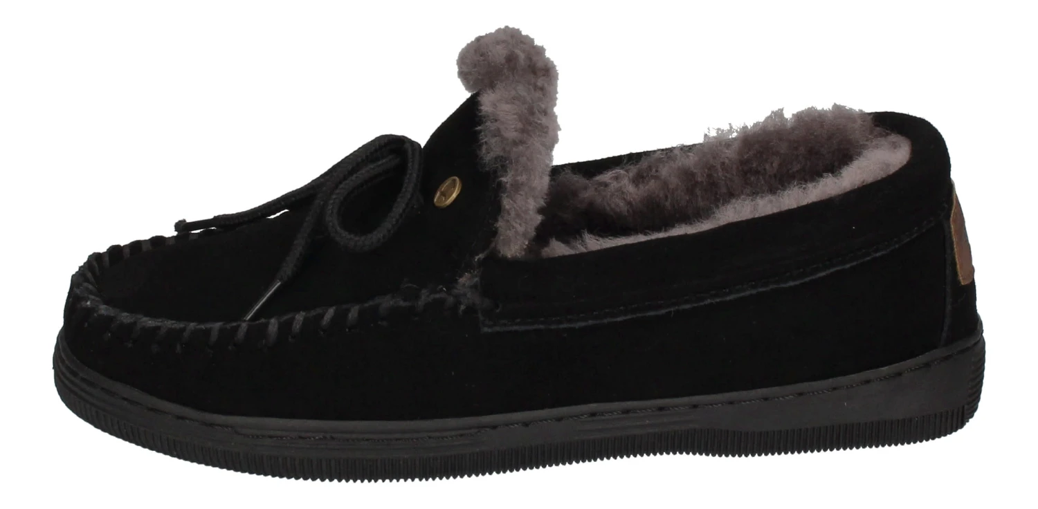 Warmbat Hausschuhe Koala Suede In Schwarz 4 Warmbat Hausschuhe Koala Suede In Schwarz – Bild 2